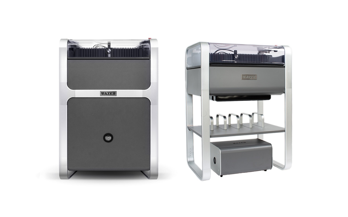 WAZER©, machine CNC compacte de Découpe au jet d'eau
